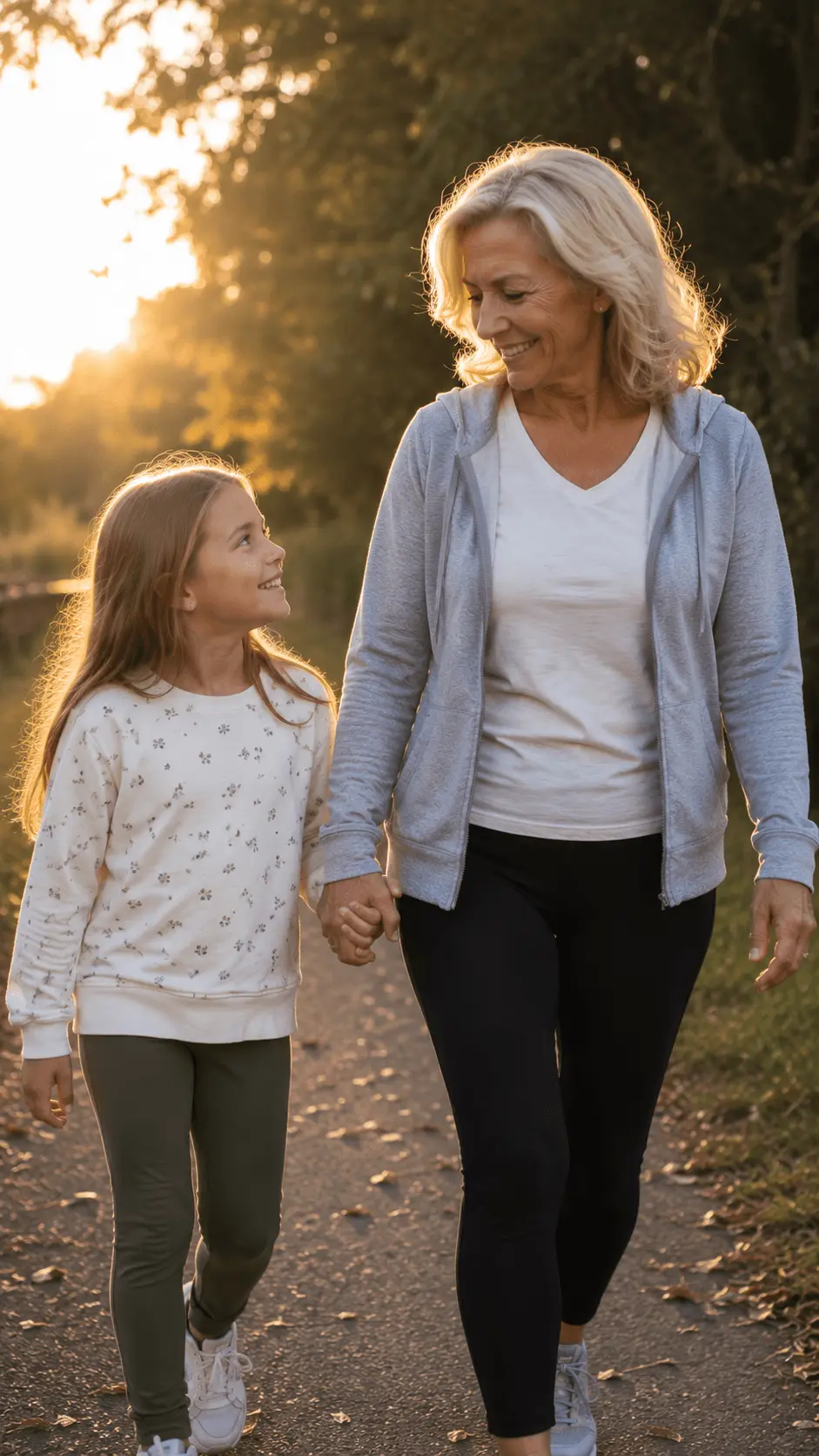 Happy grandmother with grandchild